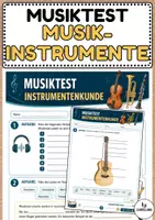 Vorschau - Arbeitsblätter - XXL-Materialpaket Musikinstrumente - Musik Jg.4-6 - Seite 1
