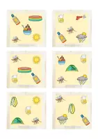 Vorschau - Spiele - Finde das Pärchen Sommer / Wortschatz Sommer - Seite 3
