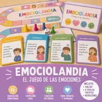 Vista previa - Juegos / Gamificación - Emociolandia_Juego de mesa para trabajar las emociones - Portada