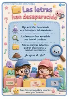 Vista previa - Unidades / Secuencias / Situaciones de Aprendizaje - EL CASO DE LAS LETRAS PERDIDAS. CUADERNO DE LETRAS - página 3