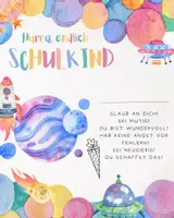 Vorschau - Mal- und Bastelvorlagen - Hurra endlich Schulkind bunt - Seite 2