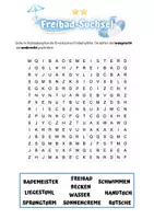 Vorschau - Arbeitsblätter - Freibad-Suchsel dreifach differenziert - Seite 2