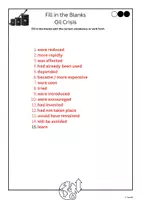 anteprima - Esercizi - Fill in the Blanks - Oil Crisis - Pagina 2