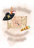 Vorschau - Arbeitsblätter - Piraten-Suchsel dreifach differenziert - Deckblatt