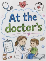 Vorschau - Arbeitsblätter - At the doctor's Merkblatt und Übungsblatt - Deckblatt