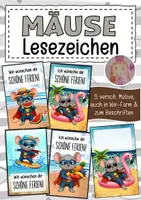 Vorschau - Anderer Materialtyp - Feriengrüße Maus Mäuseklasse Lesezeichen Sommer - Deckblatt