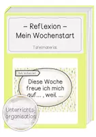 Vorschau - Poster - Mein Wochenstart - Wie wird die Woche? - Deckblatt