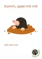 Vorschau - Unterrichtsreihen - Komm spiel mit mir_zick zack zoo_Maulwurf - Deckblatt