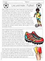 Vorschau - Arbeitsblätter - Lies-Mal-Blätter Fußball WM 2026 - Lesen und Malen - Weltmeisterschaft - Seite 2