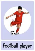 Vorschau - Poster - Football Tafelmaterial und Vokabelliste Flashcards Vocabulary - Seite 3