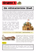 Vorschau - Stationenlernen - Stadttypen im Wandel der Zeit Gruppenarbeit - Seite 1