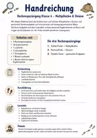 Vorschau - Fördermaterial/Inklusion - Rechenspaziergang Klasse 4 - Seite 1