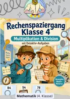 Vorschau - Fördermaterial/Inklusion - Rechenspaziergang Klasse 4 - Deckblatt