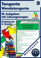 Vorschau - Arbeitsblätter - Wendetangente Fkt. 4. Grades | Aufgaben Lösungen - Deckblatt