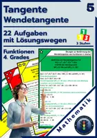 Vorschau - Arbeitsblätter - Wendetangente Fkt. 4. Grades | Aufgaben Lösungen | Gesamtpaket - Seite 1