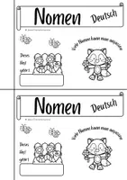 Vorschau - Arbeitsblätter - Nomen Miniheft - Seite 1