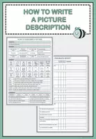 Vorschau - Arbeitsblätter - How to Describe a Picture - Deckblatt