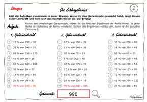 Vorschau - Arbeitsblätter - Matherätsel Prozent - Seite 3
