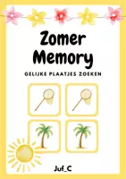 Voorbeeld - Zomer Memorie – Gelijke Plaatjes Zoeken voor Kleuters - Voorblad