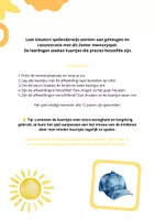 Voorbeeld - Zomer Memorie – Gelijke Plaatjes Zoeken voor Kleuters - Pagina 1