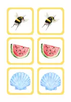 Voorbeeld - Zomer Memorie – Gelijke Plaatjes Zoeken voor Kleuters - Pagina 3