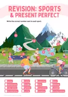 Vorschau - Arbeitsblätter - Revision - Sports & Present Perfect (passend zu MORE! 2 Unit 14) - Seite 1