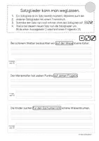 Vorschau - Arbeitsblätter - Weglassprobe (Arbeitsblatt, 3-fach differenziert) - Seite 1