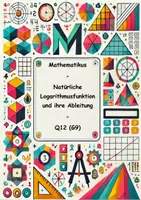 Vorschau - Stundenentwürfe - Oberstufe Mathe natürliche Logarithmusfunktion und ihre Ableitung - Deckblatt