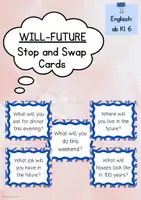 Vorschau - Spiele - Englisch: Will-Future Stop & Swap Karten - Deckblatt