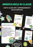 anteprima - Flashcard - MINDFULNESS IN CLASSE - Carte Calma - Apprendimento Socio-Emotivo - Pagina di copertina