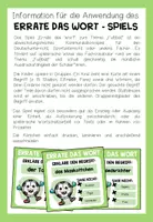 Vorschau - Spiele - FUßBALL - Errate das Wort (Spiel) - Seite 1