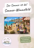 Vorschau - Arbeitsblätter - Sommer Wimmelbild - Deckblatt