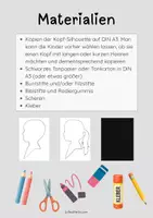 Vorschau - Arbeitsblätter - Das bin ich - Selbstportrait im Profil Klasse 4-5 - Seite 2
