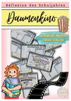 Vorschau - Mal- und Bastelvorlagen - Daumenkino (Reflexion des Schuljahres - letzte Schulwoche) - Deckblatt