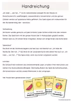 Vorschau - Spiele - Lesespiel: "Ich habe, wer hat?" - Sommer (Klasse 1/2) - Seite 1