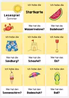 Vorschau - Spiele - Lesespiel: "Ich habe, wer hat?" - Sommer (Klasse 1/2) - Seite 2