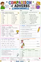 Vorschau - Arbeitsblätter - Comparison of Adverbs Merkblatt und Übungsblatt - Seite 2