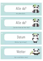 Vorschau - Anderer Materialtyp - Panda Moderationsfächer Morgenkreis - Seite 3