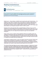 Vorschau - Arbeitsblätter - English Reading Comprehension – Economics & Business B2 11th Grade - Seite 1