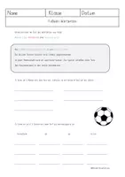 Vorschau - Arbeitsblätter - Lesen & Schreiben zur Fußball-WM - Deckblatt