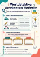 Vorschau - Arbeitsblätter - Wortbildung im Deutschen: Wörter entdecken, verstehen und bilden - Seite 3