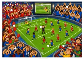 Vorschau - Stundenentwürfe - Klangbild Fußballspiel "Fußball WM 2026" – Geräusche hören, Szenen erkennen & zuordnen | WM 2026 Grundschule | Sachunterricht | Fußball | Vertretungsstunde - Seite 3