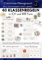 Vorschau - Poster - Klassenregeln Grundschule | mit Wochenziel - Ziel der Woche - Deckblatt
