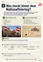 Vorschau - Arbeitsblätter - Nationalfeiertag Österreich einfach erklärt - Seite 1