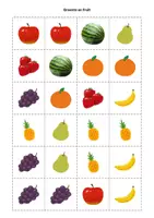 Voorbeeld - Domino - Fruit - Voorblad