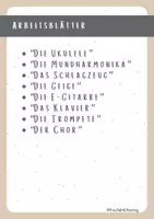 Vorschau - Unterrichtsreihen - Eule findet den Beat - mit Instrumenten - Seite 1