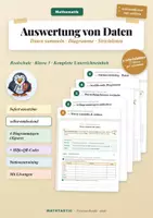 Vorschau - Stundenentwürfe - Daten und Zufall · Klasse 5–10 · Komplettpaket Realschule - Seite 1