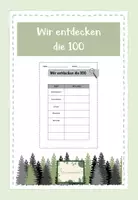 Vorschau - Arbeitsblätter - Forscheraufgabe: Zählen bis 100 - Deckblatt