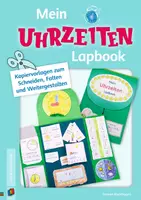 Vorschau - Arbeitsblätter - Mein Uhrzeiten-Lapbook: Kopiervorlagen zum Schneiden, Falten und Weitergestalten - Deckblatt