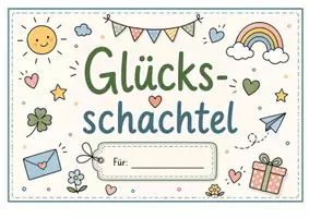 Vorschau - Mal- und Bastelvorlagen - Abschiedskoffer & Glücksschachtel für Viertklässler und Abschiede - Seite 3